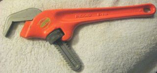 Ridgid E - 110 Offset Smooth Jaw Pipe Hex Wrench 10 - 1/4 ",  3 " Jaw,  Plumbing Tool,  Usa