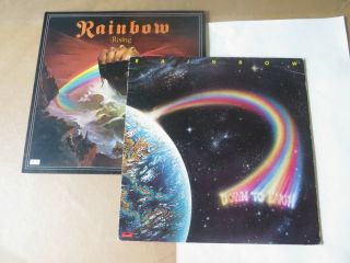 Rainbow - Rising/down To Earth - 2 X Lp Vinyl Albums