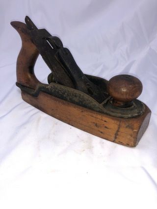 Vintage Antique Stanley Bailey No.  35 Transitional Wood Plane