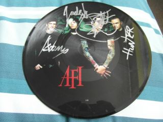 Very Rare Signed A.  F.  I.  Afi Miss Murder 10 " Picture Disc Vinyl