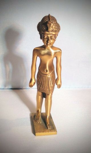 Mma Metropolitan Museum Of Art Treasures Of Tutankhamun King Tut Gold Plt Figure