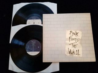 Pink Floyd The Wall Lp Uk 1st Pressing Harvest Shdw - 411 4u/3u/4u/3u Ex,