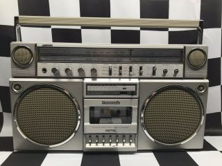 Video Demo Vintage Panasonic Platinum Rx - 5150 Cassette Ambience Boombox