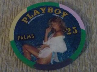 Palms Playboy Hotel Casino $25 Casino Gaming Poker Chip (ltd 1000) Las Vegas,  Nv