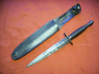Vintage Fairbairn Sykes Sword Dagger Fighting Knife Sheffield England