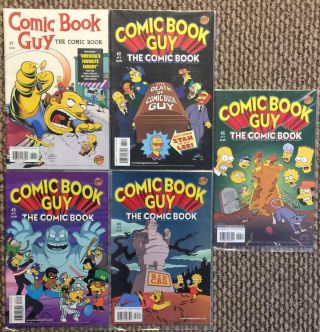 Comic Book Guy The Comic Book Vol 1 - 2 - 3 - 4 - 5 Complete