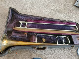 Vintage Olds Trombone With Case And Mouthpiece,  Played Professionally