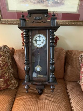 Antique Late 19th Century Wall Clock