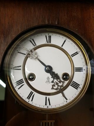 Very Large Vintage / Antique Gustav Becker wall clock in good. 2