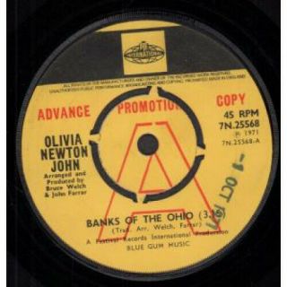 Olivia Newton John Banks Of The Ohio 7 " Vinyl Promo B/w Would You Follow Me (7