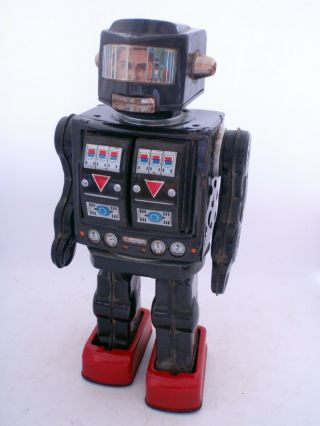 Rotate - O - Matic Astronaut Robot Sh Horikawa Japan B/o Tin Toy Vintage