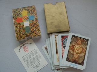 Vintage Aleister Crowley Thoth Tarot Deck Ordo Templi Orientis Card Made In Usa