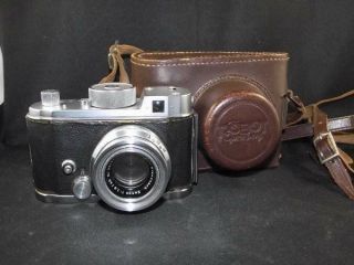 Vintage Berning Robot Ii 35mm Camera,  Case And Xenon 1,  9 40mm Lens - - 1939