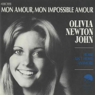 Olivia Newton John Rare French " Mon Amour.  " 7 Ps 75 Nm