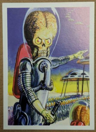 Norman Saunders 54 Promo Cards For 2008 Book Wacky Packages Mars Attacks Artist
