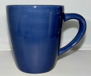 Pottery Barn Sausalito Cobalt Blue Dark Blue 16oz.  Coffee Mug Tea Cup Ceramic