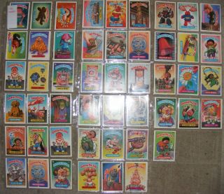 1986 - 87 Garbage Pail Kids Trading Stickers 100 Cards Sticker Album
