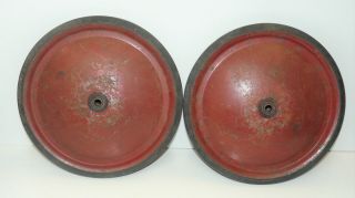 Vintage Set Of 2 Official Soap Box Derby Tires/wheels Inv14015