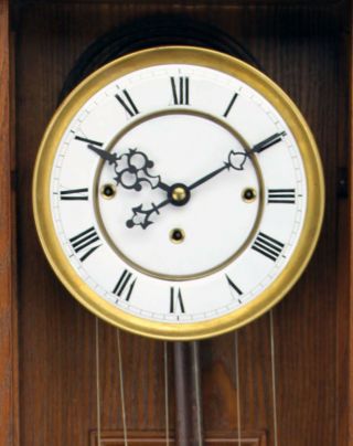 German Gustav Becker 3 Weight Grand Sonnerie Vienna Regulator Clock Movement Set 2