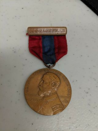 1899 Usn Sampson West Indies Campaign Medal Uss Nashville John Thompson Fireman