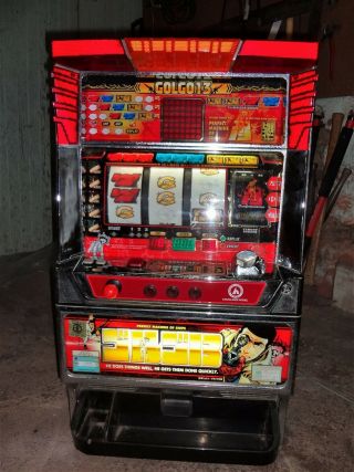 Japanese Slot Machine,  Quarter Pachislo Skill Stop Slot Machine,  Golgo 13 /