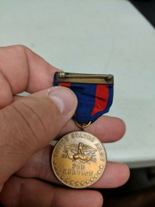 US Army Spanish - American War Philippine Insurrection medal M.  No.  8748 wrap bro 3