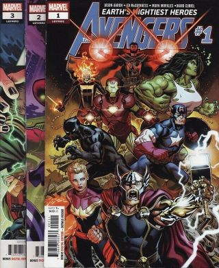 Avengers 1,  2,  3,  4,  5,  6 The Final Host Marvel Comics Jason Aaron Iron Man She - Hulk