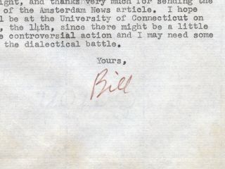 William Styron SIGNED Letter Personal Stationery Typewritten 1968 Author Writer 3