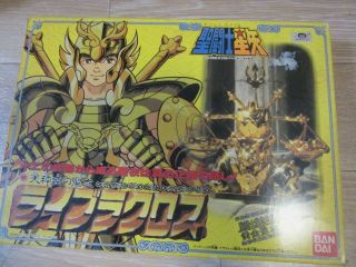 [from Japan]saint Seiya Vintage Bandai 1987 Libra Gold Cloth