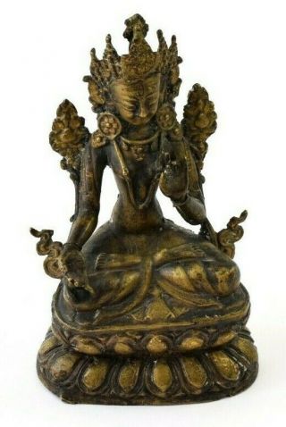 Vintage Thai Indian Asian Temple God Deity Figure Statue