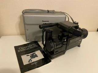 Panasonic Pk - 957 Vintage Camcorder Accessories And Carrying Bag