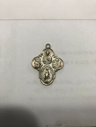 Vintage Antique Sterling Silver Cross