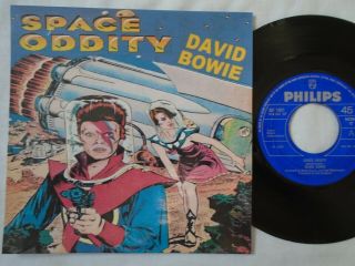David Bowie - Space Oddity / Wild Eyed Boy - 1969 Uk Philips Label Vg,