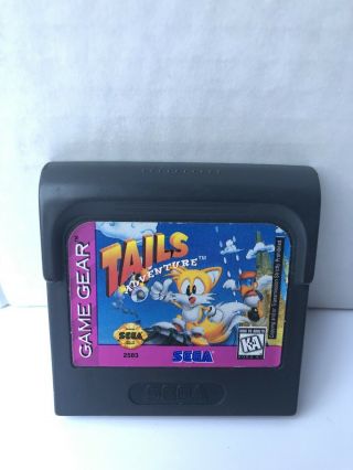 Tails Adventure (sega Game Gear,  1995) Cartridge Vintage