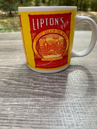 Vintage Old Style Lipton Tea Cup Mug Lipton Tea Captain