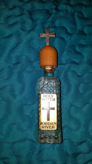 Religious Jerusalem Holy Water Jordan River Holy Water Cross Bottle