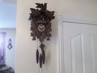Stunning Black Forest Musical Cuckoo Clock - Switch Off / Servised/very