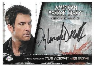 American Horror Story Season 1 Preview Set Dmp1 Autograph Card Dylan Mcdermott