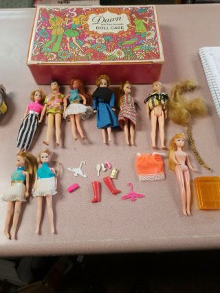 Dawn And Her Friends Vintage Doll Case 1971 Dolls And Clothes And Accessories