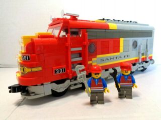 LEGO 10020 SANTA FE CHIEF TRAIN 100 COMPLETE W/ INSTRUCTIONS 2