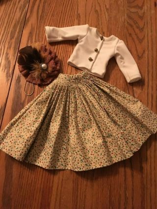 Skirt Sweater Hat Outfit for Vintage Madame Alexander Cissy Doll 2