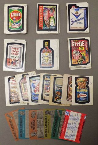 136 Topps Wacky Packages Trading Card Stickers Series 2 5 6 7 8 9 1970s Tan Back