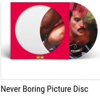 Freddie Mercury Picture Disc Never Boring Lp Vinyl Limited