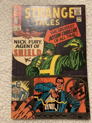 Strange Tales 135 (aug 1965,  Marvel) Fn Plus 123 G - Vg