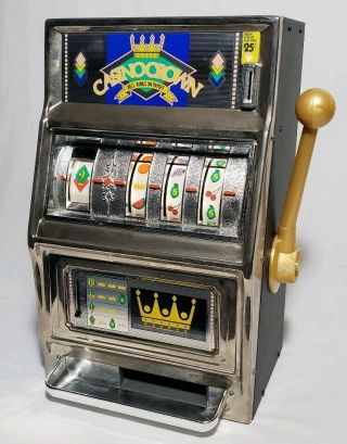 Vintage Waco Casino Crown Toy Slot Machine 25 Cent Coin Mech Operated (japan)