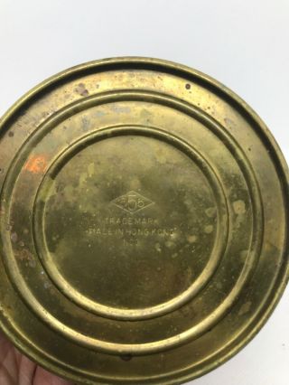VINTAGE Small Brass Oil Can Thumb Pump No.  3 555 Trademark 1950 ' s Era 2