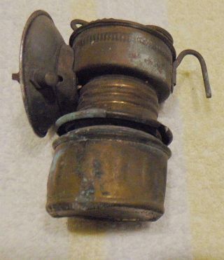 Vintage Carbide Miner Lamp Guy’s Dropper Patent 1912 - 25 Shanklin Metal Spfg Ill