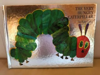 Eric Carle Signed The Very Hungry Caterpillar Book Autographed 25th Anniversary