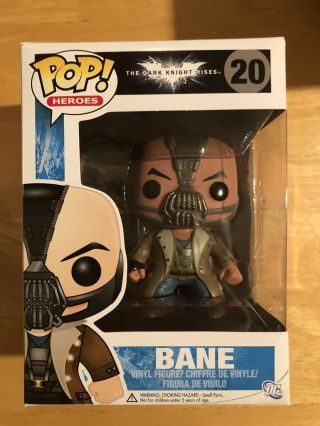 Funko Pop Bane The Dark Knight Rises Dc Heroes 20 Vaulted Protector Case