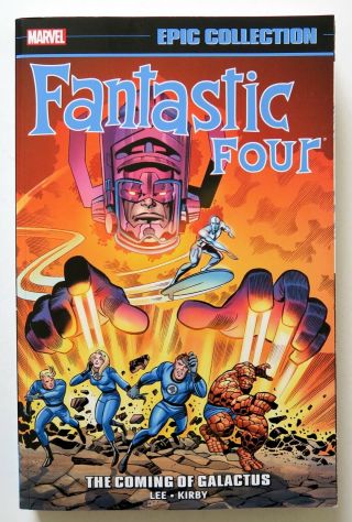 Fantastic Four The Coming Of Galactus Marvel Epic Ec Graphic Novel Comic Book